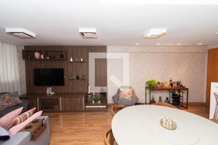 Sala de TV e Jantar de apartamento à venda com 4 quartos, 180m² em Milionários, Belo Horizonte