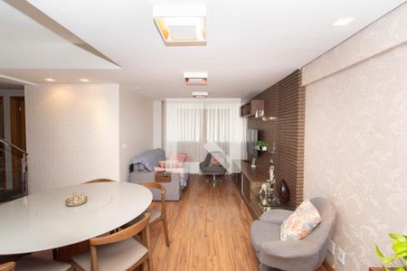 Sala de TV e Jantar de apartamento à venda com 4 quartos, 180m² em Milionários, Belo Horizonte