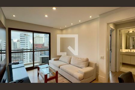 Sala de TV de apartamento para alugar com 2 quartos, 97m² em Jardins, São Paulo
