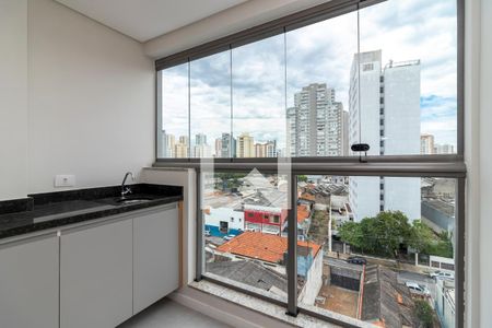 Varanda da Sala de apartamento para alugar com 2 quartos, 45m² em Tatuapé, São Paulo