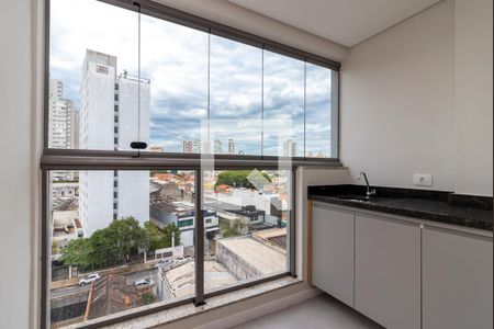 Varanda da Sala de apartamento para alugar com 2 quartos, 45m² em Tatuapé, São Paulo