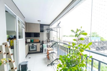 Varanda da Sala de apartamento à venda com 3 quartos, 80m² em Vila Caminho do Mar, São Bernardo do Campo