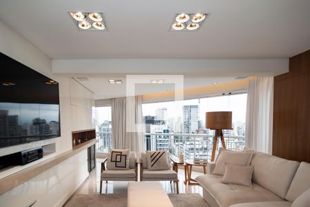 Sala de apartamento para alugar com 3 quartos, 120m² em Cerqueira César, São Paulo