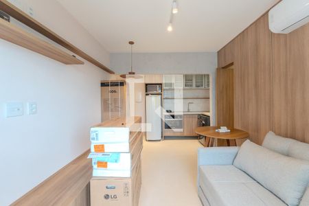 Sala de apartamento para alugar com 1 quarto, 85m² em Morro dos Ingleses, São Paulo