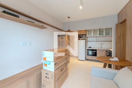 Sala de apartamento para alugar com 1 quarto, 85m² em Morro dos Ingleses, São Paulo