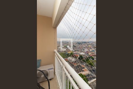 Varanda da Sala de apartamento para alugar com 2 quartos, 46m² em Jardim das Oliveiras, São Paulo