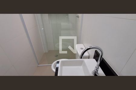 Banheiro Social de apartamento para alugar com 1 quarto, 44m² em Cerâmica, São Caetano do Sul