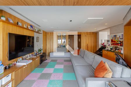 Sala de apartamento à venda com 4 quartos, 209m² em Indianópolis, São Paulo