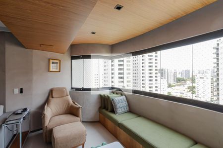Sala de apartamento à venda com 4 quartos, 209m² em Indianópolis, São Paulo