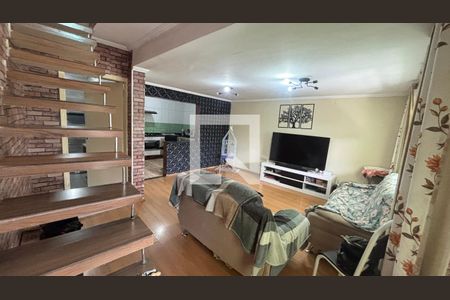 Sala de casa à venda com 3 quartos, 102m² em Jardim Cristiane, Santo André