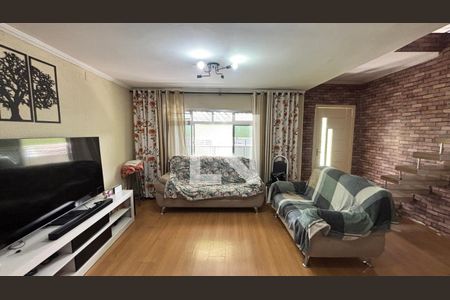 Sala  de casa à venda com 3 quartos, 102m² em Jardim Cristiane, Santo André