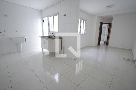 Cozinha e Área de Serviço de apartamento para alugar com 2 quartos, 54m² em Vila Humaita, Santo André