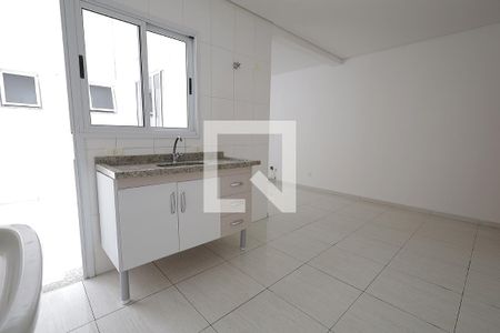 Cozinha e Área de Serviço de apartamento para alugar com 2 quartos, 54m² em Vila Humaita, Santo André