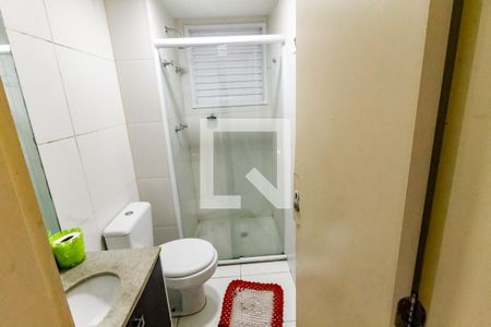Banheiro Corredor de apartamento à venda com 2 quartos, 62m² em Chácara Agrindus, Taboão da Serra