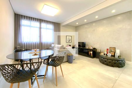 Sala de apartamento à venda com 1 quarto, 68m² em Grajaú, Belo Horizonte