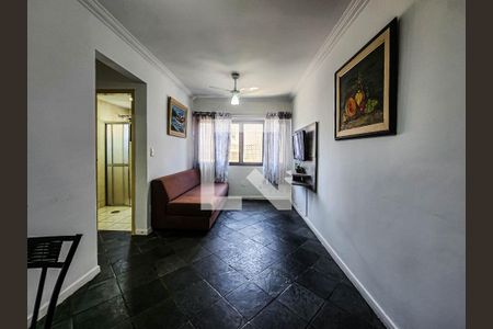 Sala de apartamento para alugar com 1 quarto, 78m² em Aparecida, Santos