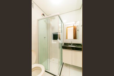 Banheiro de kitnet/studio à venda com 1 quarto, 43m² em Vila Prudente, São Paulo