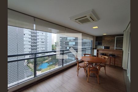 Varanda gourmet de apartamento à venda com 3 quartos, 150m² em Bosque da Saúde, São Paulo