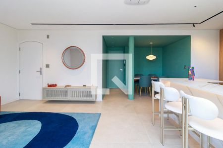 Sala de apartamento para alugar com 4 quartos, 136m² em Campo Belo, São Paulo