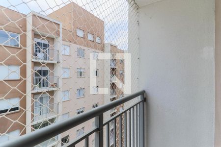 Varanda da Sala de apartamento para alugar com 1 quarto, 28m² em Jardim Caravelas, São Paulo