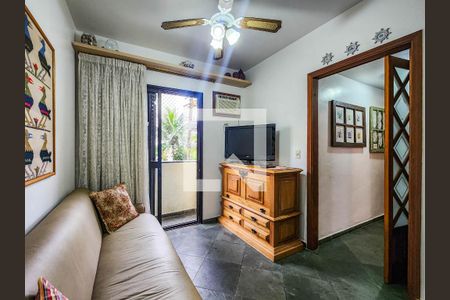 Sala de apartamento para alugar com 1 quarto, 76m² em Embaré, Santos