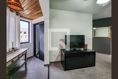 Sala de apartamento para alugar com 1 quarto, 68m² em Boqueirão, Santos