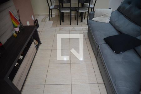 Sala de apartamento à venda com 2 quartos, 60m² em Vila Valparaíso, Santo André