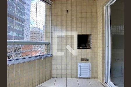 Varanda da Sala/Cozinha de apartamento para alugar com 2 quartos, 80m² em Guilhermina, Praia Grande