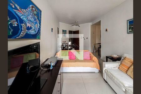 Sala de apartamento para alugar com 3 quartos, 83m² em Ponta da Praia, Santos