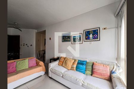 Sala de apartamento para alugar com 3 quartos, 83m² em Ponta da Praia, Santos