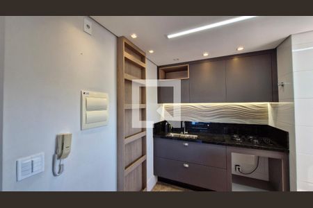 Cozinha de apartamento para alugar com 2 quartos, 52m² em Vila Scarpelli, Santo André