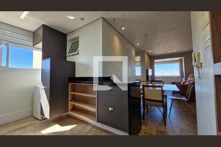 Sala de apartamento para alugar com 2 quartos, 52m² em Vila Scarpelli, Santo André