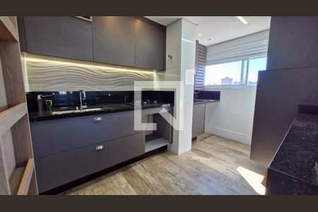 Cozinha de apartamento para alugar com 2 quartos, 52m² em Vila Scarpelli, Santo André