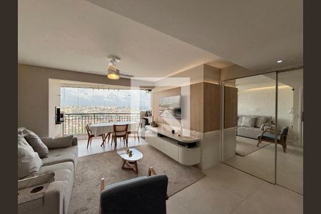 Sala de apartamento para alugar com 3 quartos, 86m² em Jardim Aeroporto, São Paulo