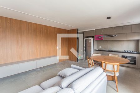 Sala/Cozinha de apartamento para alugar com 1 quarto, 55m² em Lourdes, Belo Horizonte