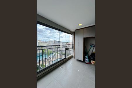 Varanda da Sala de apartamento para alugar com 2 quartos, 48m² em Belenzinho, São Paulo
