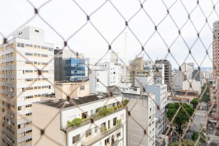 Vista da Sala de apartamento à venda com 2 quartos, 56m² em Vila Buarque, São Paulo