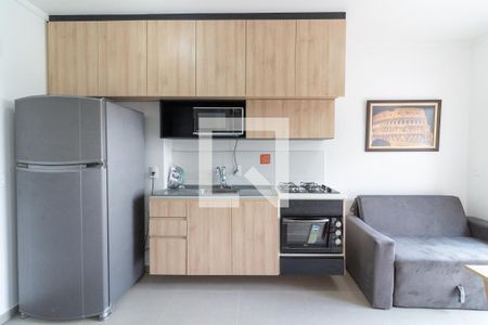 Sala - Cozinha de apartamento para alugar com 1 quarto, 26m² em Vila Butantã, São Paulo