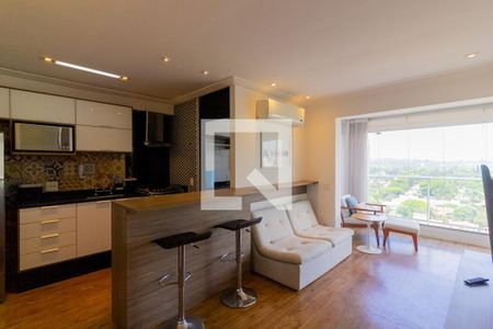 Sala de apartamento para alugar com 1 quarto, 49m² em Campo Belo, São Paulo