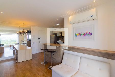 Sala de apartamento para alugar com 1 quarto, 49m² em Campo Belo, São Paulo