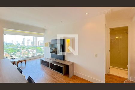 Sala de apartamento para alugar com 1 quarto, 49m² em Campo Belo, São Paulo