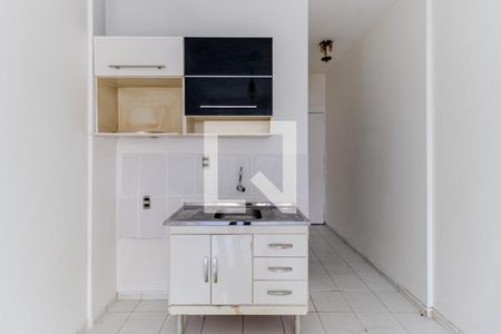Cozinha de kitnet/studio para alugar com 1 quarto, 25m² em Campos Elíseos, São Paulo