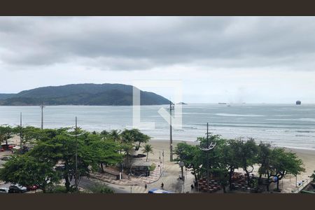 Vista da Sala de apartamento para alugar com 1 quarto, 68m² em Boqueirão, Santos