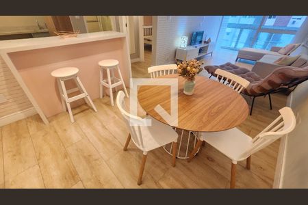 Sala de Jantar de apartamento para alugar com 1 quarto, 68m² em Boqueirão, Santos