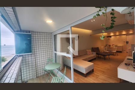Sala de apartamento para alugar com 1 quarto, 68m² em Boqueirão, Santos