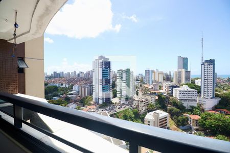 Vista da Varanda de apartamento para alugar com 1 quarto, 50m² em Federação, Salvador