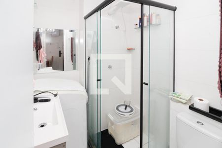 Banheiro Social de apartamento para alugar com 1 quarto, 25m² em Barra Funda, São Paulo