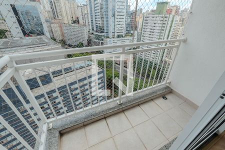 Sacada da Sala de apartamento para alugar com 2 quartos, 50m² em Bela Vista, São Paulo