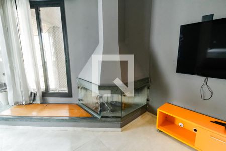 Detalhe Sala de apartamento para alugar com 1 quarto, 80m² em Morumbi, São Paulo