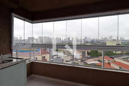 Varanda da Sala de apartamento para alugar com 2 quartos, 63m² em Santa Terezinha, Santo André